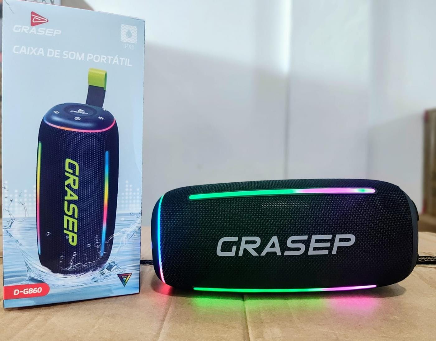 Caixa de Som GRASEP D-G860