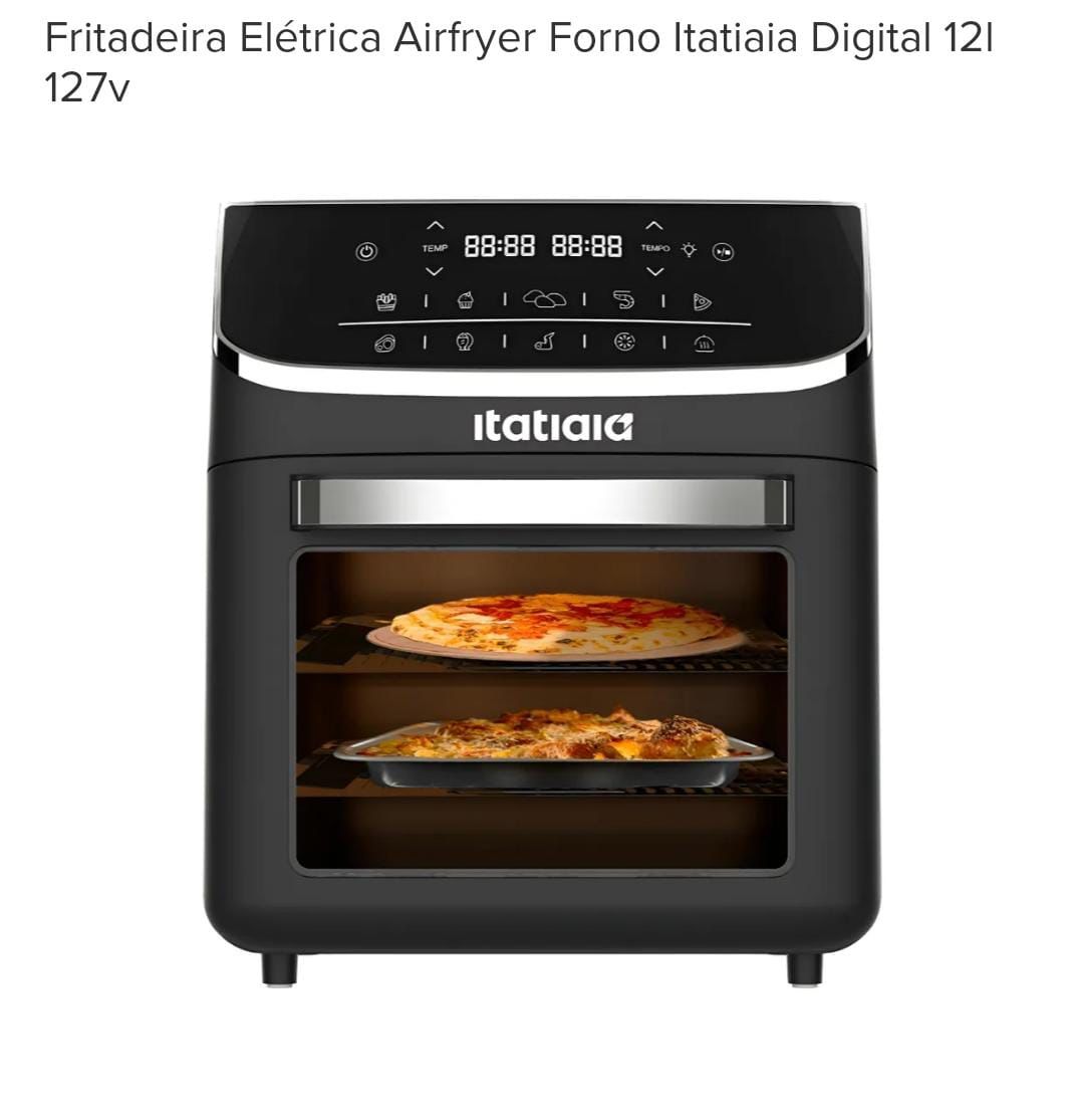 Air Fryer Forno ITATIAIA 12 Litros