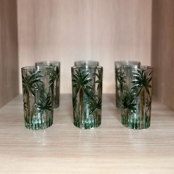 Kit de Copos Long Drink Palmeiras