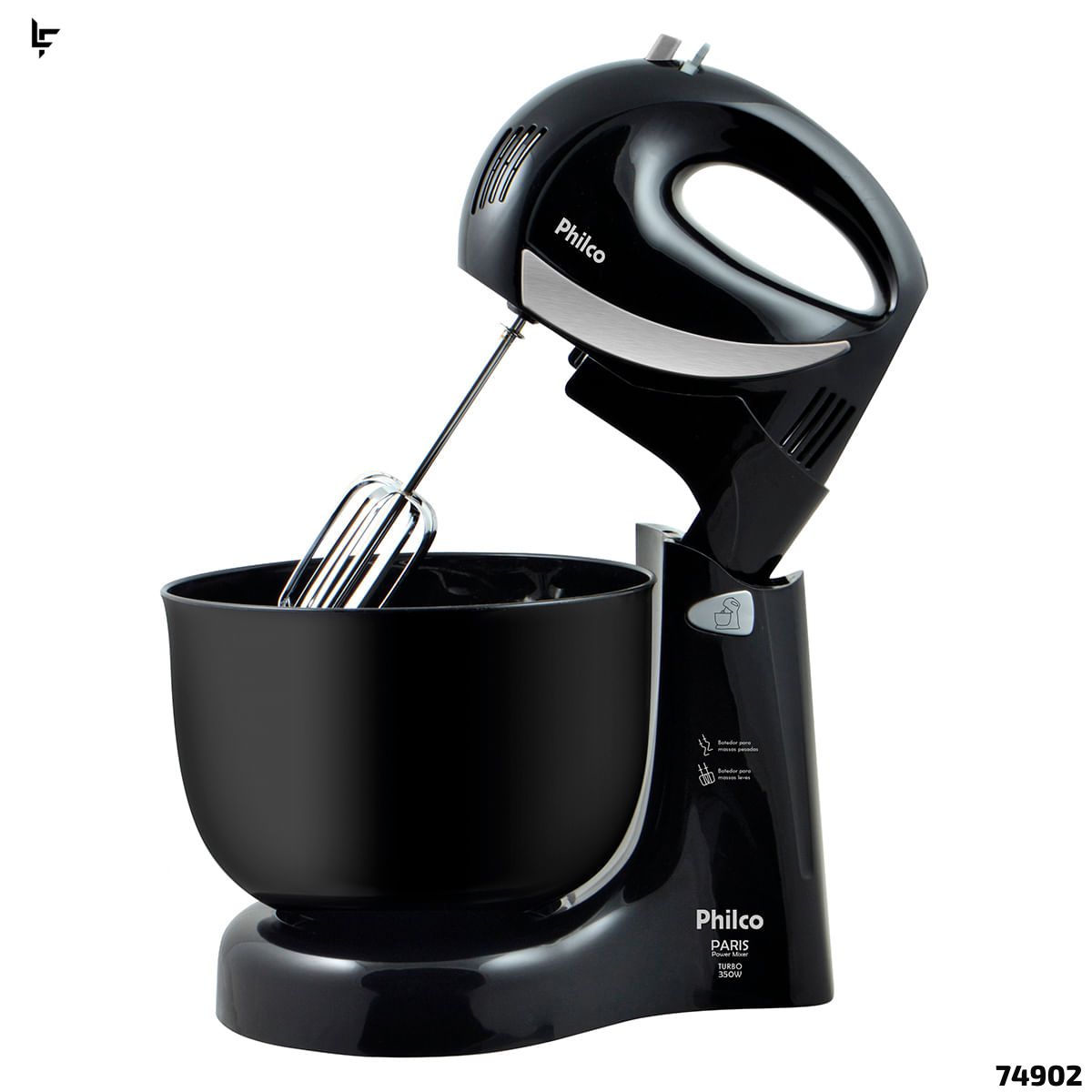 Batedeira PHILCO Turbo Black