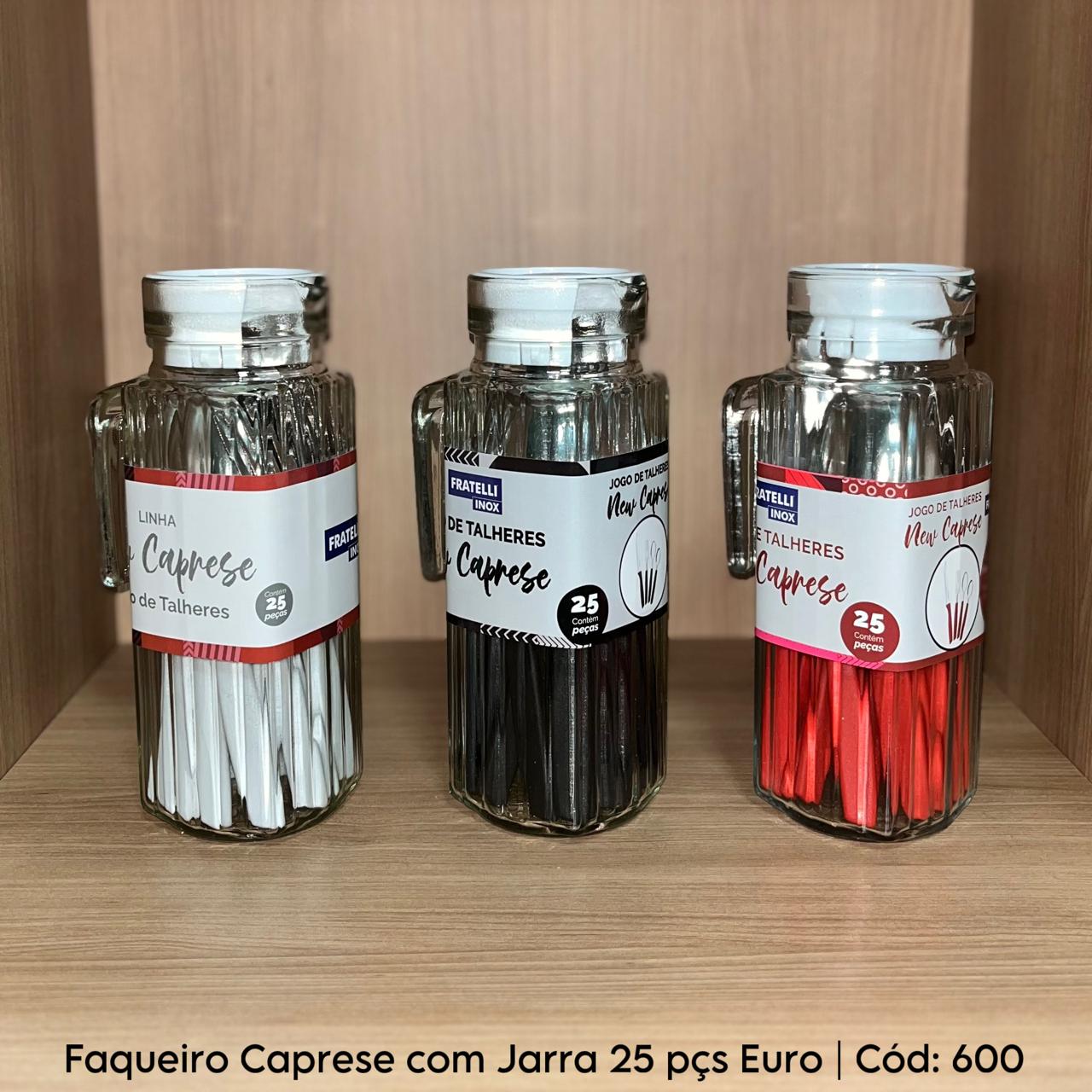 Faqueiro Caprese 25 Peças c/ Jarra