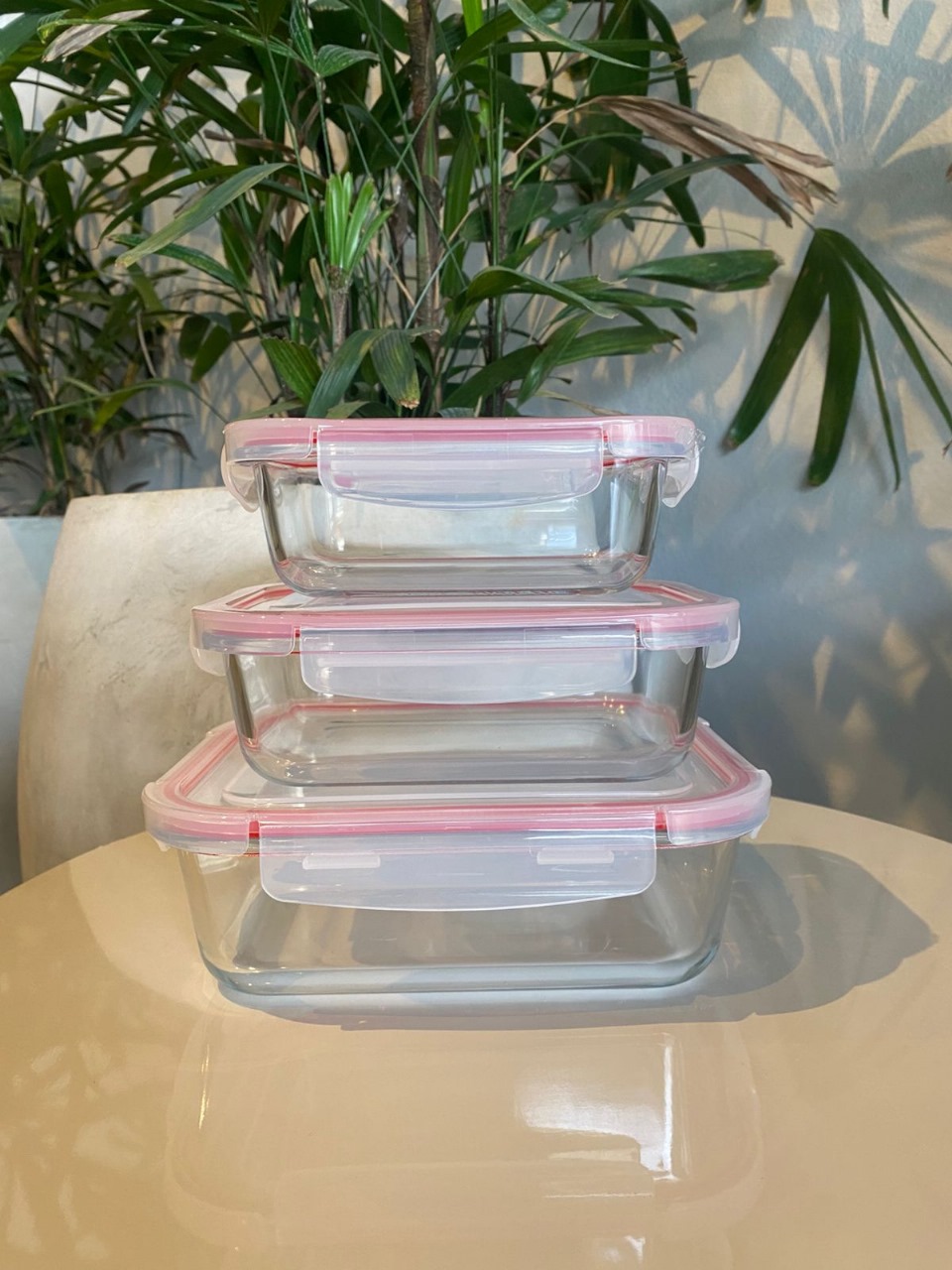 Kit Potes Herméticos de Vidro